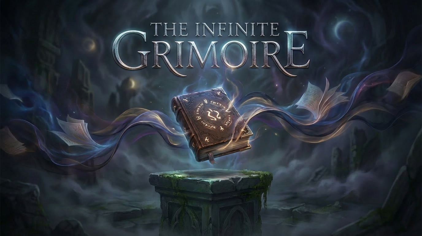 The Infinite Grimoire artwork