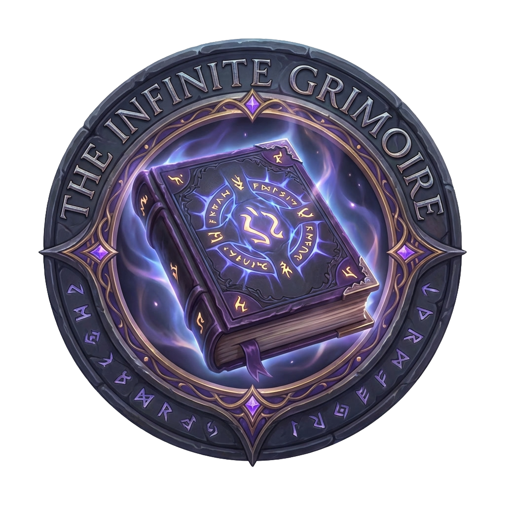 The Infinite Grimoire visual asset